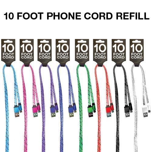 10 Ft Android Refill 3 Each 8 Colors