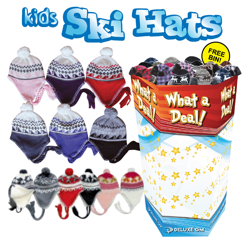 Ski HATs For Children 96Pc