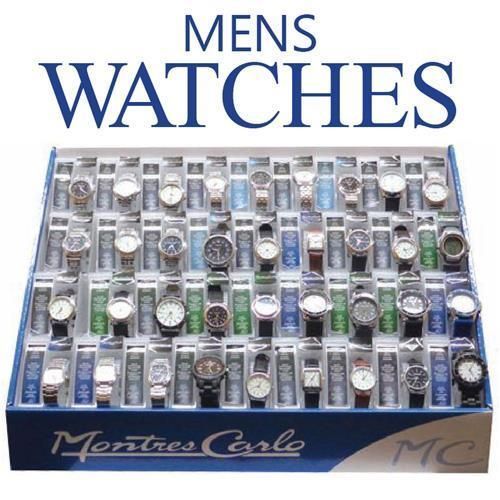 36 Mens WATCHES With Display