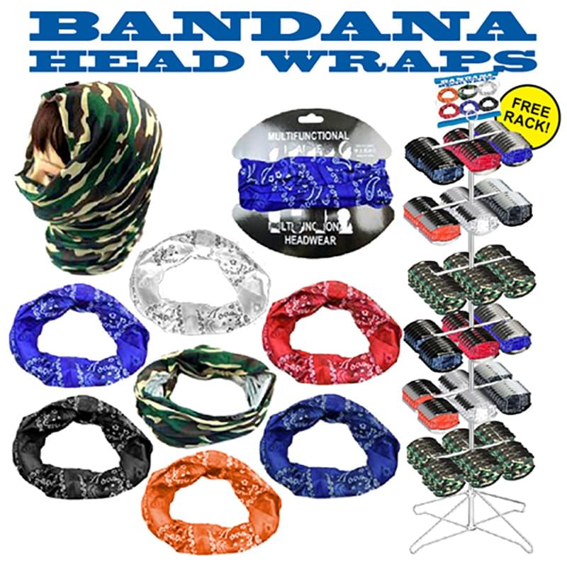 BANDANA Wrap 144pc display