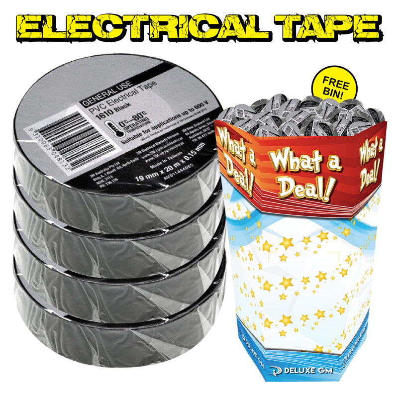 Electrical TAPE 60ft. 180pc display