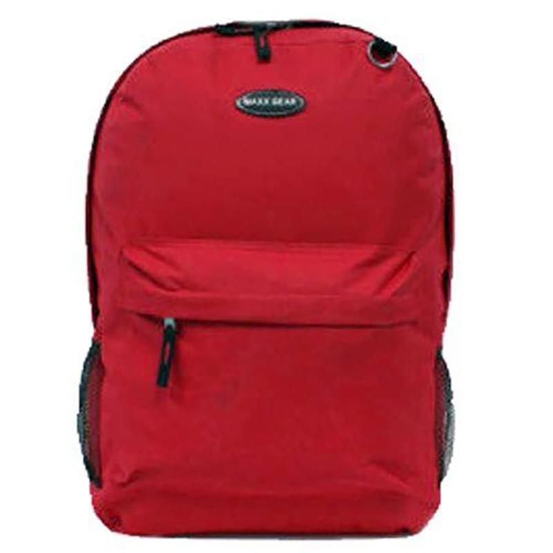 ''16'''' Red BACKPACK With  2 Pockets''