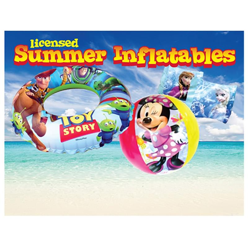 Top SIGN For Summer Inflatables  8.5 X 5.5