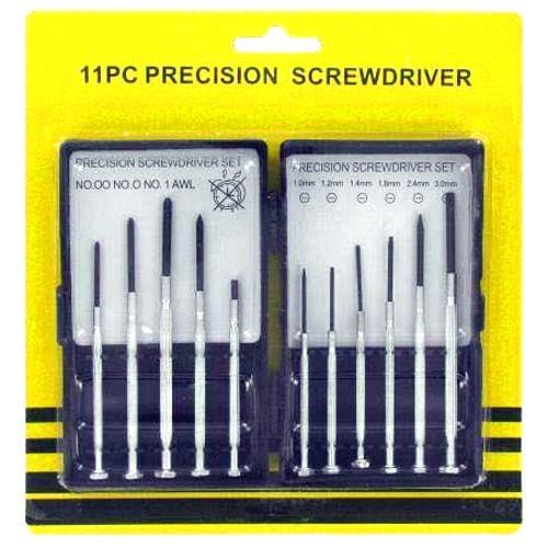 11 Pc Precision SCREWDRIVER Set