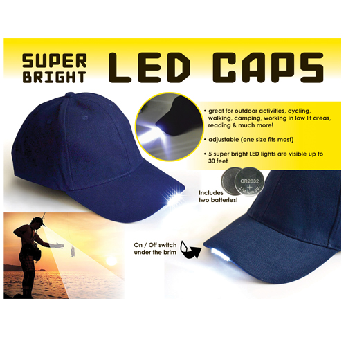 2-LEDCAP-DSP  8x10 card LED Caps
