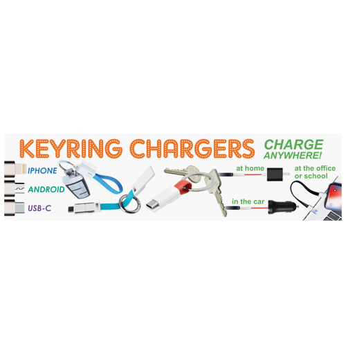 ''26-1031 2.83x11'''' card Key RING Charger''