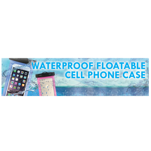 ''26-1047 2.83 x 11'''' card SIGN. Water Case''