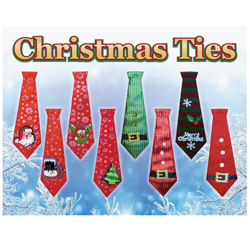 2-XM17-DSP 8x10 card Christmas Ties