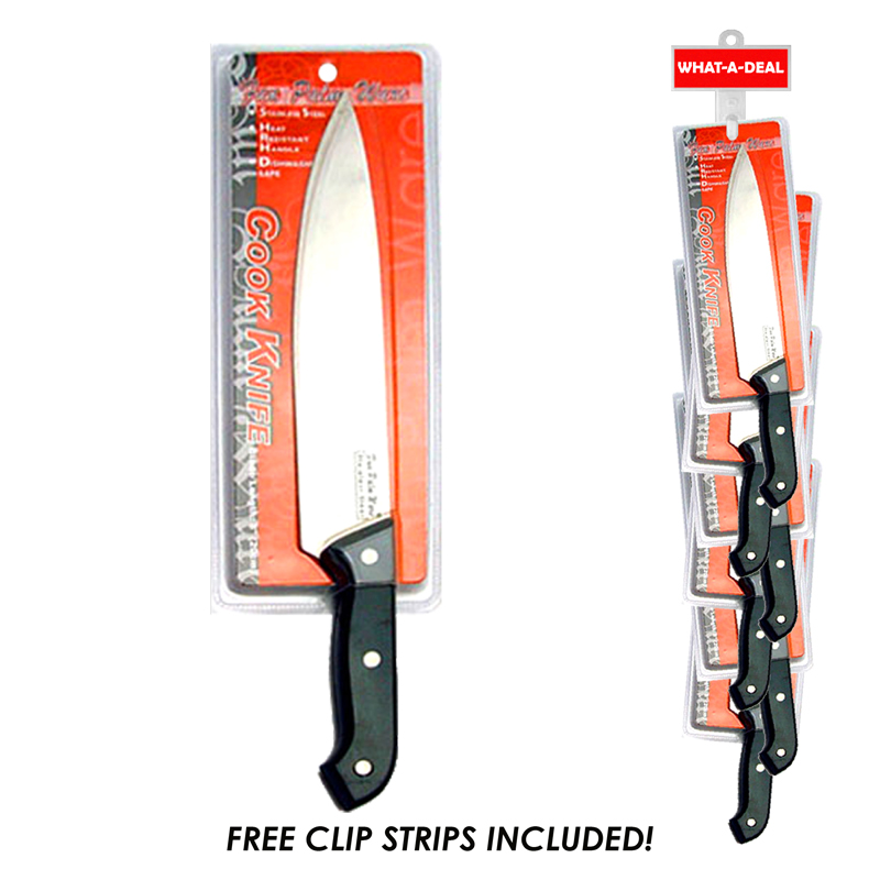 ''24Pc 12'''' Butcher KNIFE with 2 clip strips''