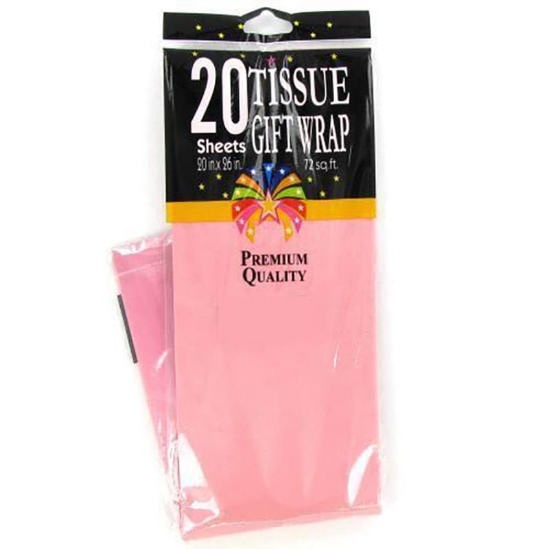 20 SHEET Pink Tissue Paper