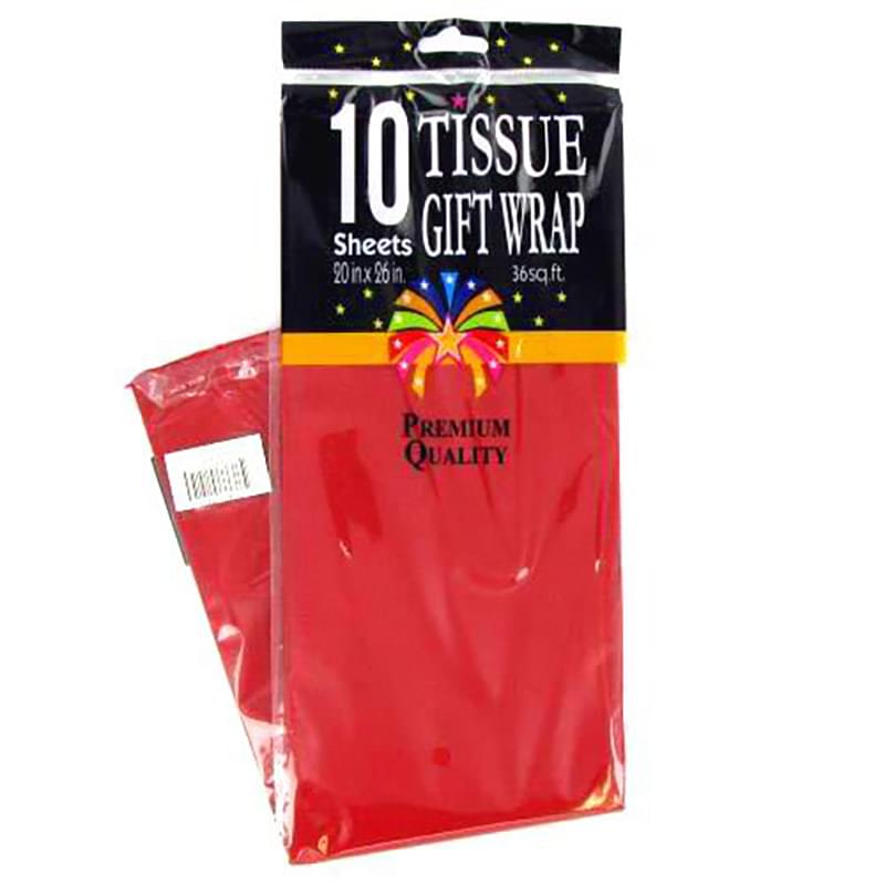 10 SHEET Red Tissue  Paper