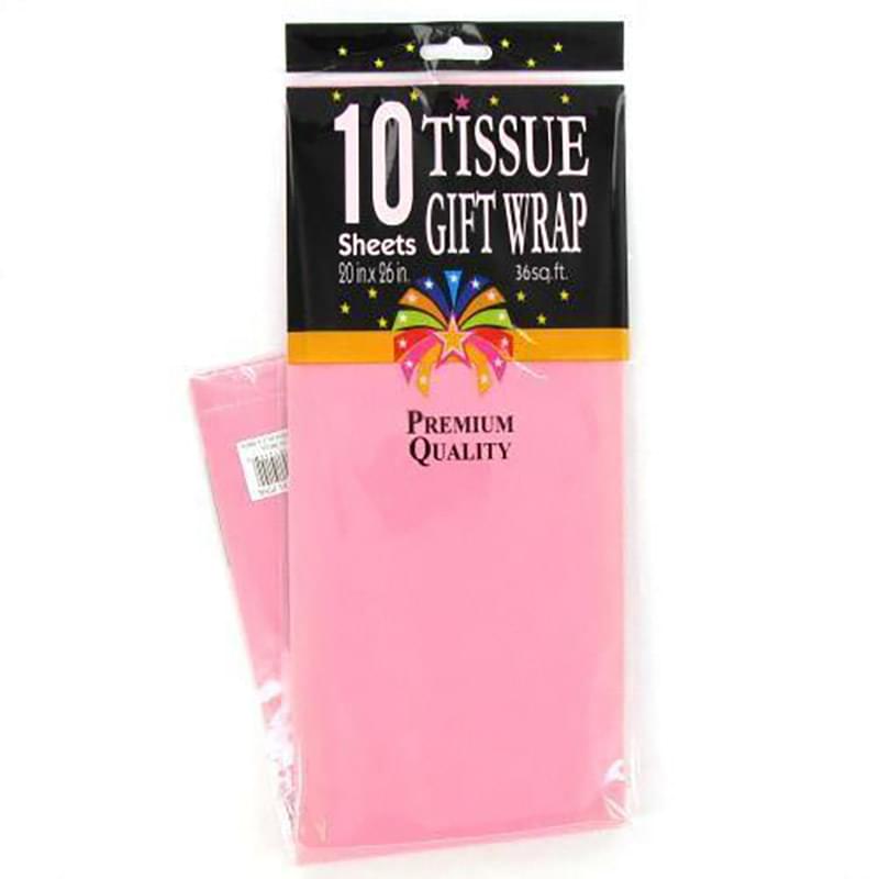 10 SHEET Pink Tissue Paper