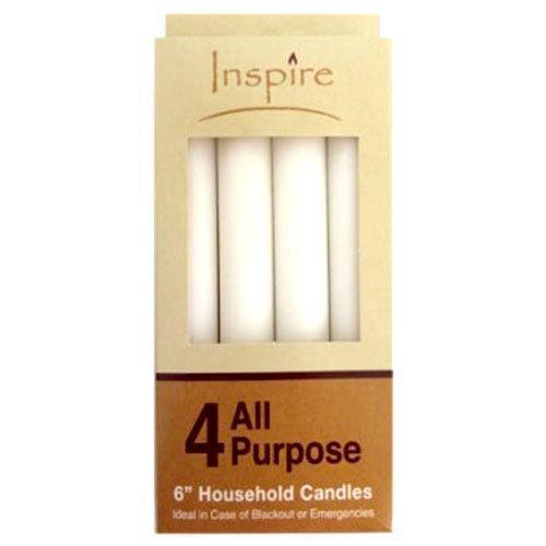 4 Pk 6 All Purpose CANDLEs