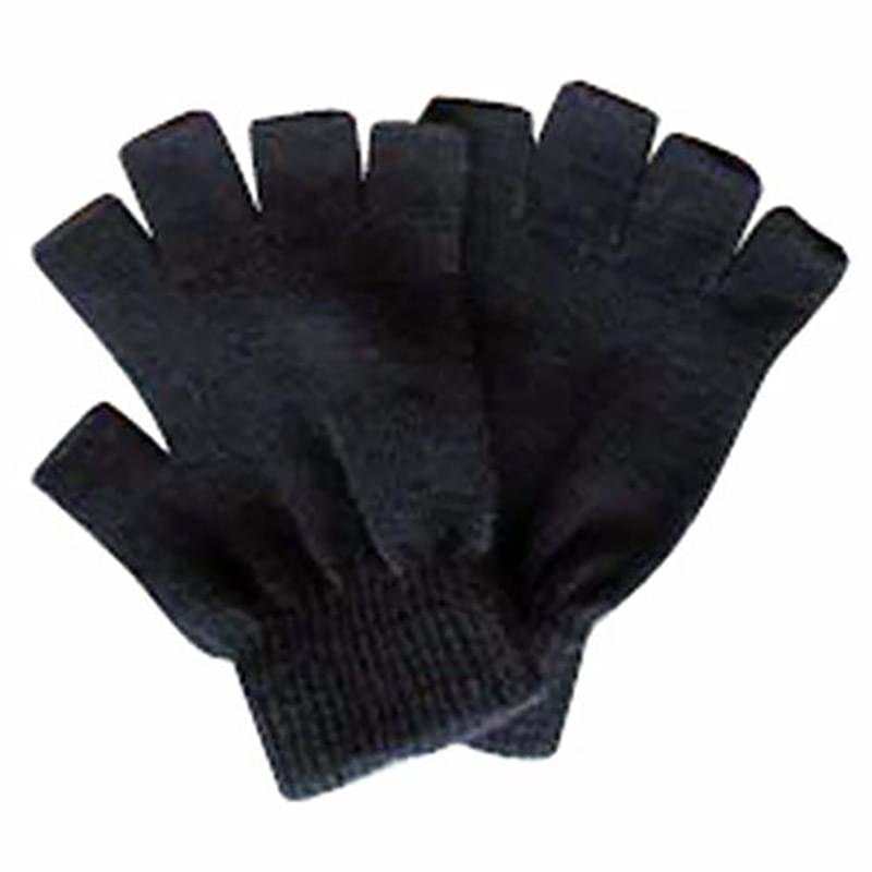 Black Fingerless Gloves