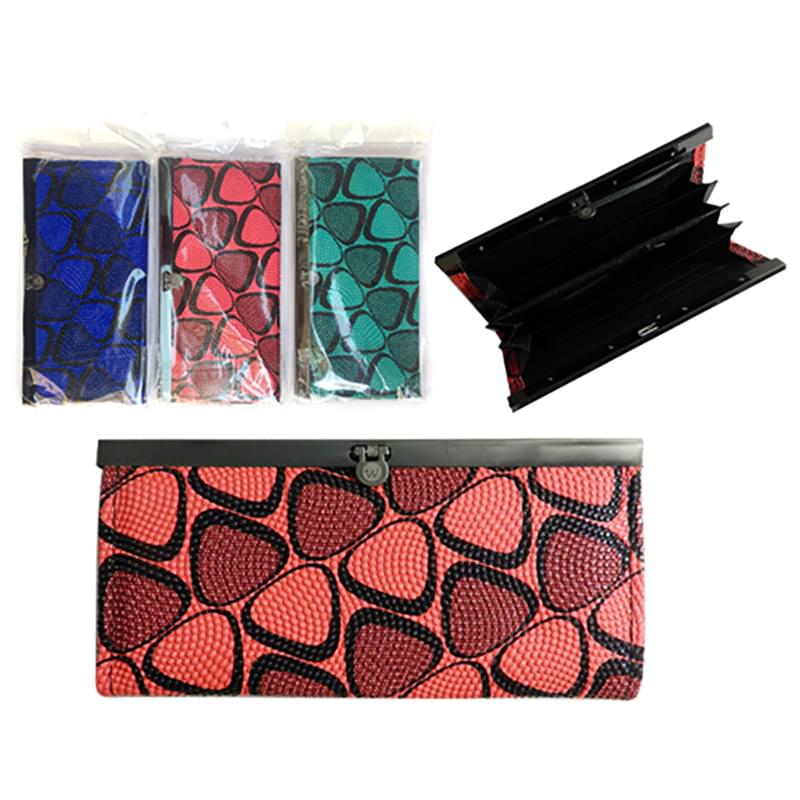 Ladies CLUTCH wallets 6 assorted designs