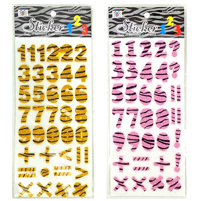Letter & number STICKERS