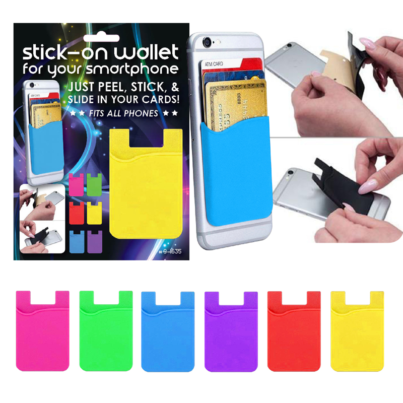 ''Stick on WALLETs for smart phones 5.75'''' x 7.75'''' card''
