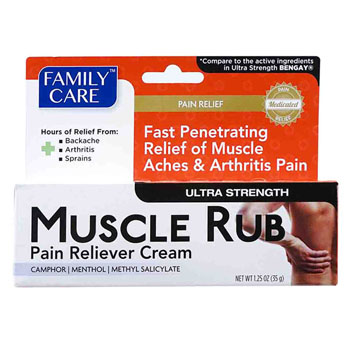 Muscle Rub Pain Relieving Cream
