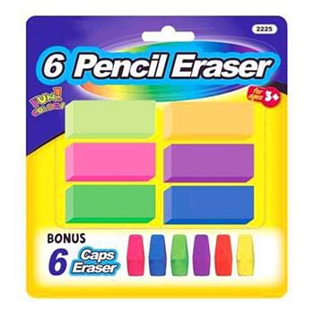 Neon Eraser 12 Piece Value Pack