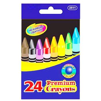 24 Premium Crayons
