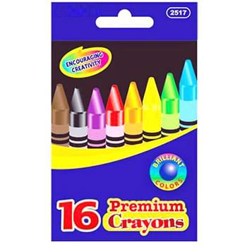 16 Pc Premium Crayons