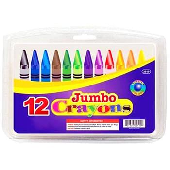 12 Color Premium Jumbo Crayons