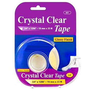 Crystal Clear Tape With Dispenser