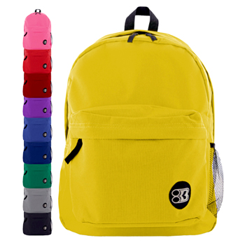 17" Basic Backpack - 10 assorted colors