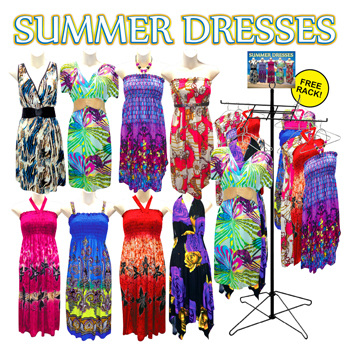72pc Ladies Summer Dress Display