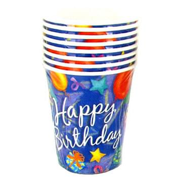 Happy Birthday Wishes Paper Cups