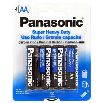 4 Pc AA Panasonic Batteries