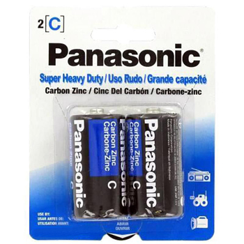 2 Pc C Panasonic Batteries