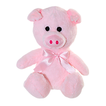 10" Plush Pink Pig