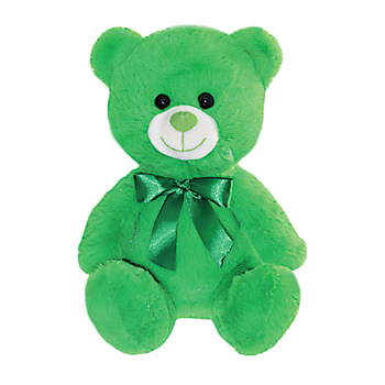 10" Plush Green Bear
