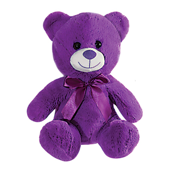 10" Plush Purple Bear