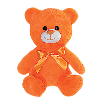 10" Plush Orange Bear