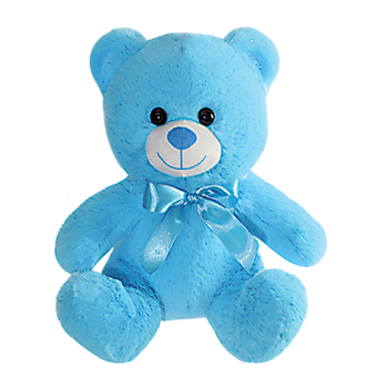 10" Plush Blue Bear