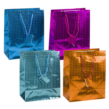 Large Holographic Gift Bag 4 colors