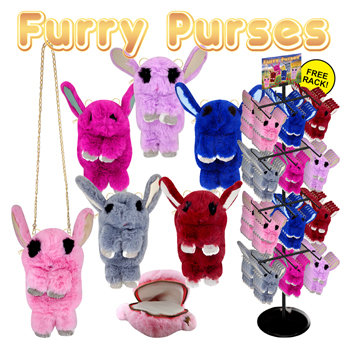 72pc Furry Animals 6 color display
