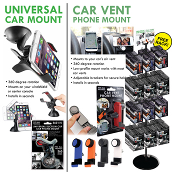 120pc Car Cell Phone Mount Display