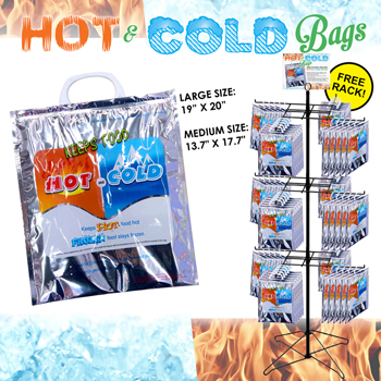 200pc Hot & Cold bag display