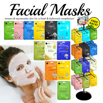 288 pc Facial Mask Display