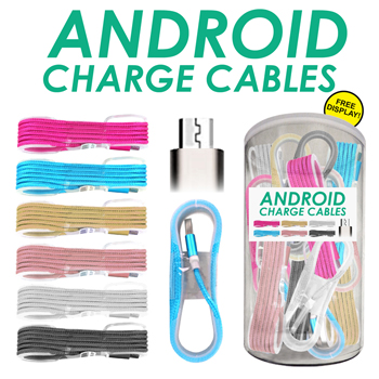 36 Pc 3Ft Android Nylon Charging Cable