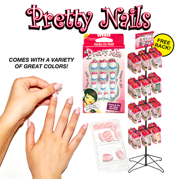 288pc Press on Nails Display. 24 styles assorted