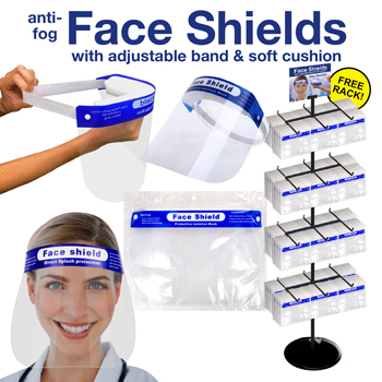 200 PC Face Shield Display