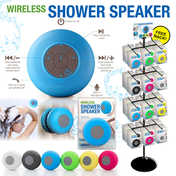 72pc wireless shower speaker display