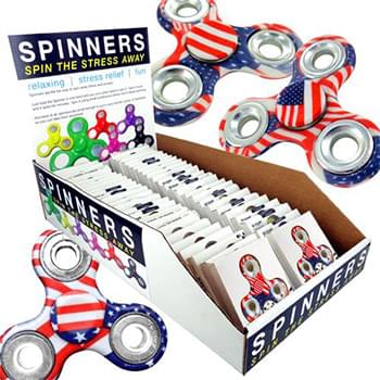 USA Flag Printed Fidget Spinner