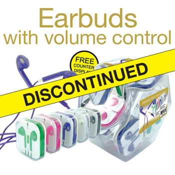 Earbuds With Volume Control