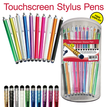 72pc Stylus Touch Screen Pens Display Tub