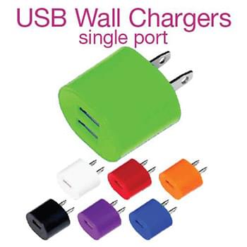 Dual port wall charger